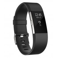 Fitbit Charge 2 - fitness náramek - vel. L, černý